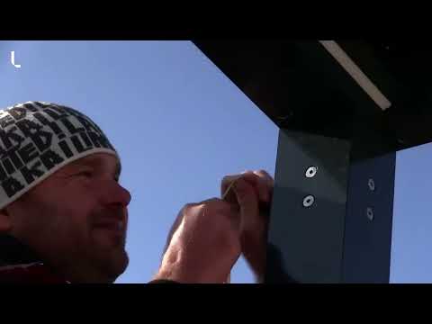 Montageanleitung - Sichtschutzrollo für Pergola