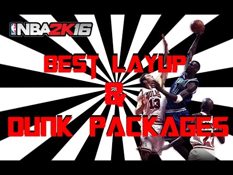 Nba2k16 Tips | Best Layup and Dunk Packages | My Park, Pro Am, My Career