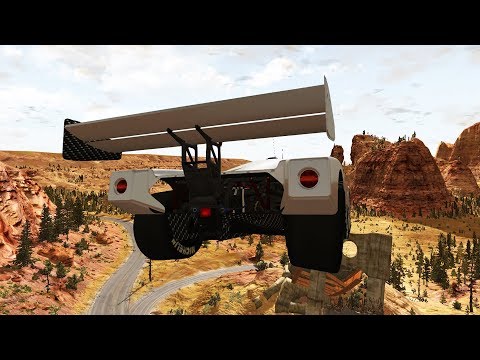 Epic High Speed Jumps Hypercars - Canyon of Speed 2.0 #04 - BeamNG Drive