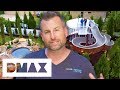 Lucas Builds An Epic Pool With A Massive Treehouse And A Park Sized Slide Insane Pools
