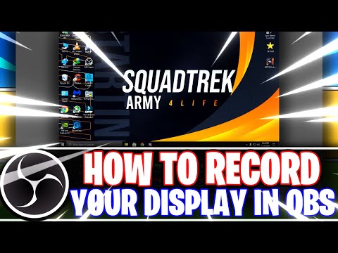 OBS Studio: How to Record your Screen // Monitor // Display (OBS Studio Tutorial)