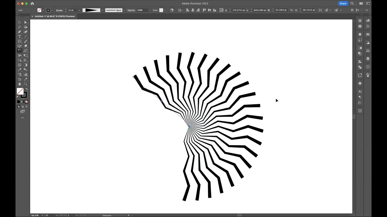 Spirograph Design - Adobe Illustrator