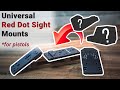 How To Install And Setup Universal Red Dot Mounts For Pistols