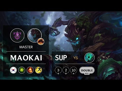 Maokai Support vs Thresh - KR Master Patch 9.10