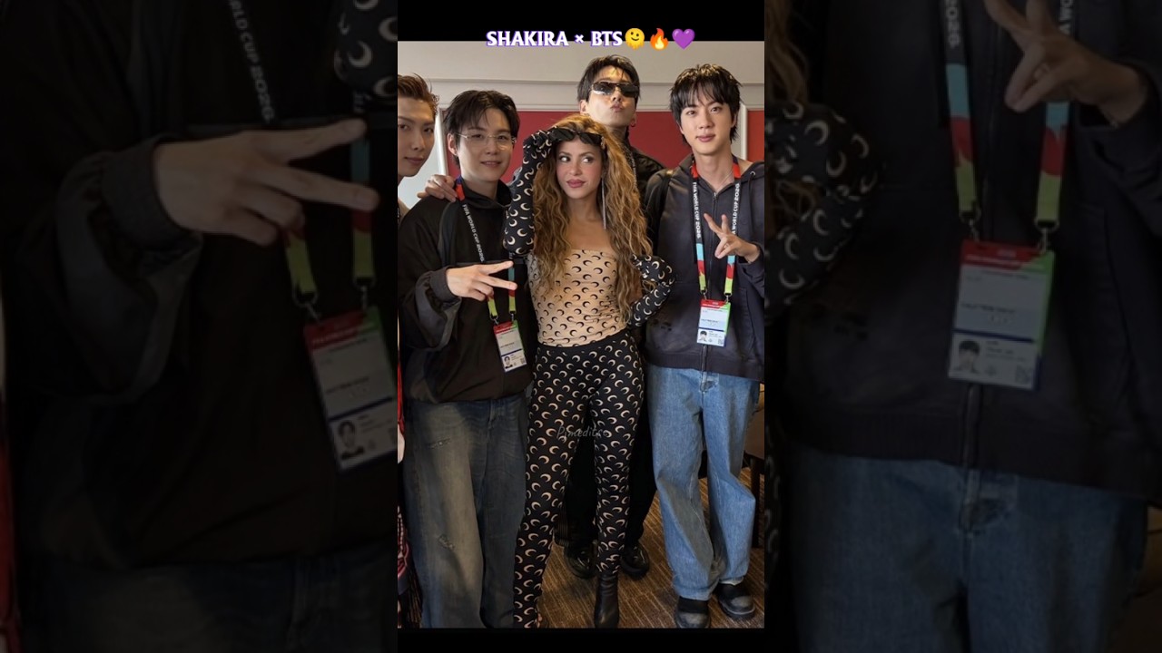 SHAKIRA X BTS 💜🔥 #shakira #bts #btsarmy #btsedits #btsfifa