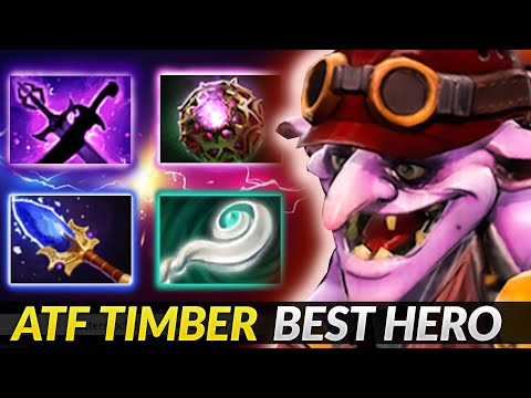 ATF with his best hero - Timbersaw against Drachyo