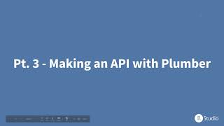 Download the video "Turn your R model into a RESTful API [Part 3]"