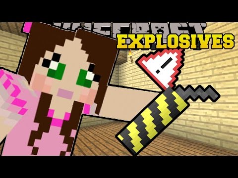 Minecraft: OVERPOWERED EXPLOSIVES & WEAPONS!! (ROCKET LAUNCHERS, DYNAMITE, & MORE!) Mod Showcase