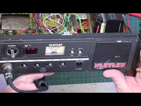 Harvard H407 CB27/81 UK FM CB base station - PSU recap & service
