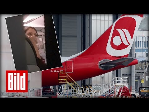 Air Berlins trauriger Abschied - Stewardess verabschiedet sich weinend