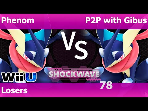 SW Plano 78 - Phenom (Greninja) vs P2P with Gibus (Greninja) Losers - Smash 4
