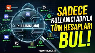 Sadece Kullanıcı Adı İle Tüm Gizli Hesapları Bulmak! (OSINT Rehberi)