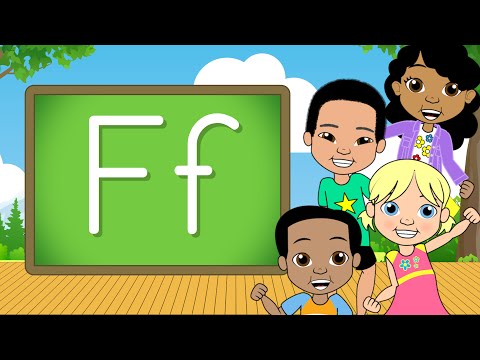 The Letter F | Alphabet A-Z | Jack Hartmann Alphabet Song| Let's Learn from A Z