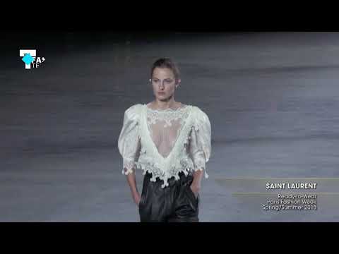 SAINT LAURENT Ready-to-Wear Paris Fashion Week Spring/Summer 2018