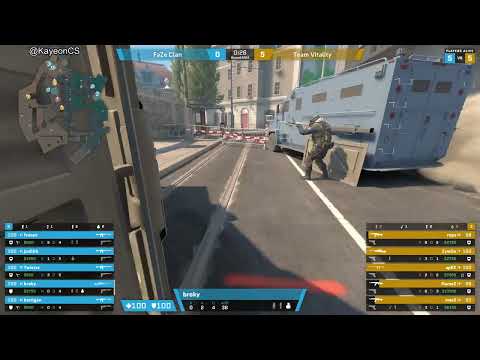 broky Demo ( 6-11 ) FaZe vs Vitality ( OVERPASS ) POV | StarLadder Budapest Major 2025