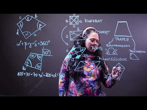 Czworokąty - powtórka przed sprawdzianem z geometrii, klasa 5,6,7.