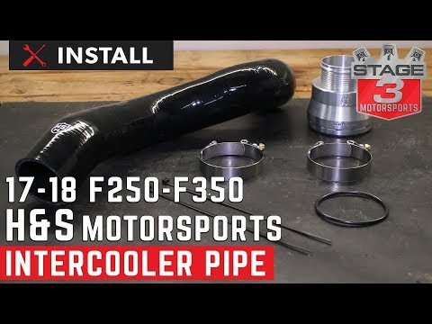 2017-2018 F250 and F350 6.7L H&S Intercooler Pipe Upgrade Kit Install