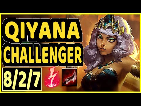 BJERGSEN (QIYANA) vs KASSADIN - 8/2/7 KDA MID CHALLENGER GAMEPLAY - NA