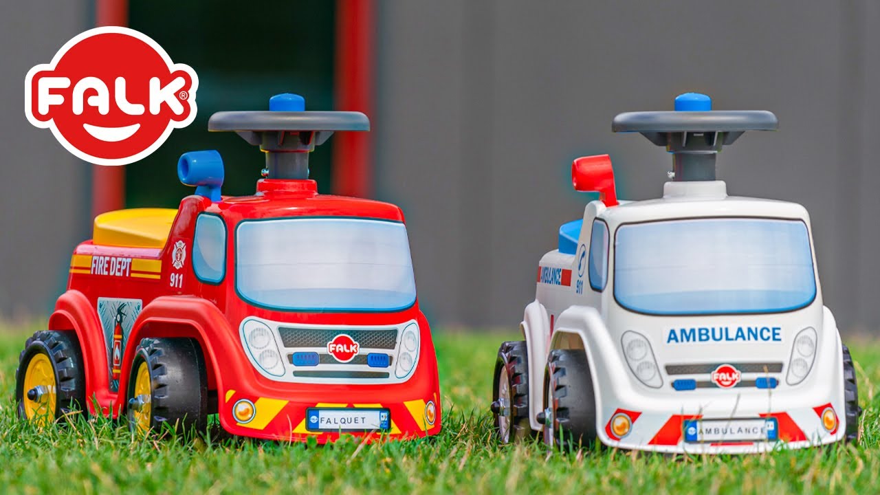 Falk Rutschfahrzeug Rutscher Feuerwehr Falk Rutschfahrzeug Rutscher Feuerwehr