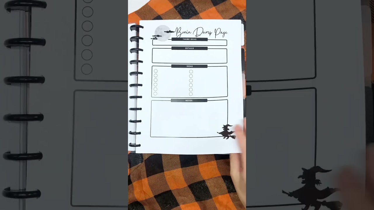 Halloween Planning Printable