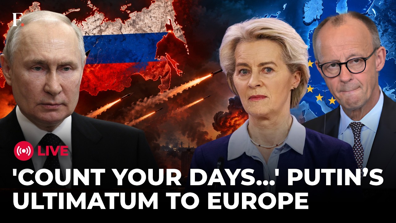 LIVE: 'Running Out Of Time...': Putin's Stark Message to Europe as Russia-EU Tensions Hit Flashpoint