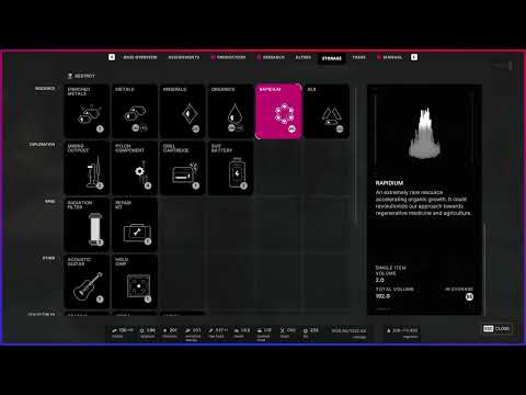 How the Storage System Works in The Alters