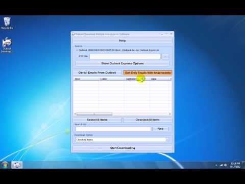 Outlook Extract Attachments Software