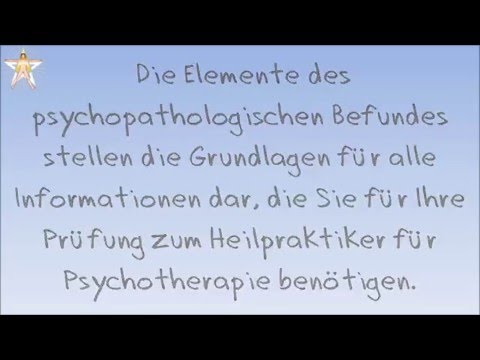 Der psychopathologische Befund (Eine Einführung)