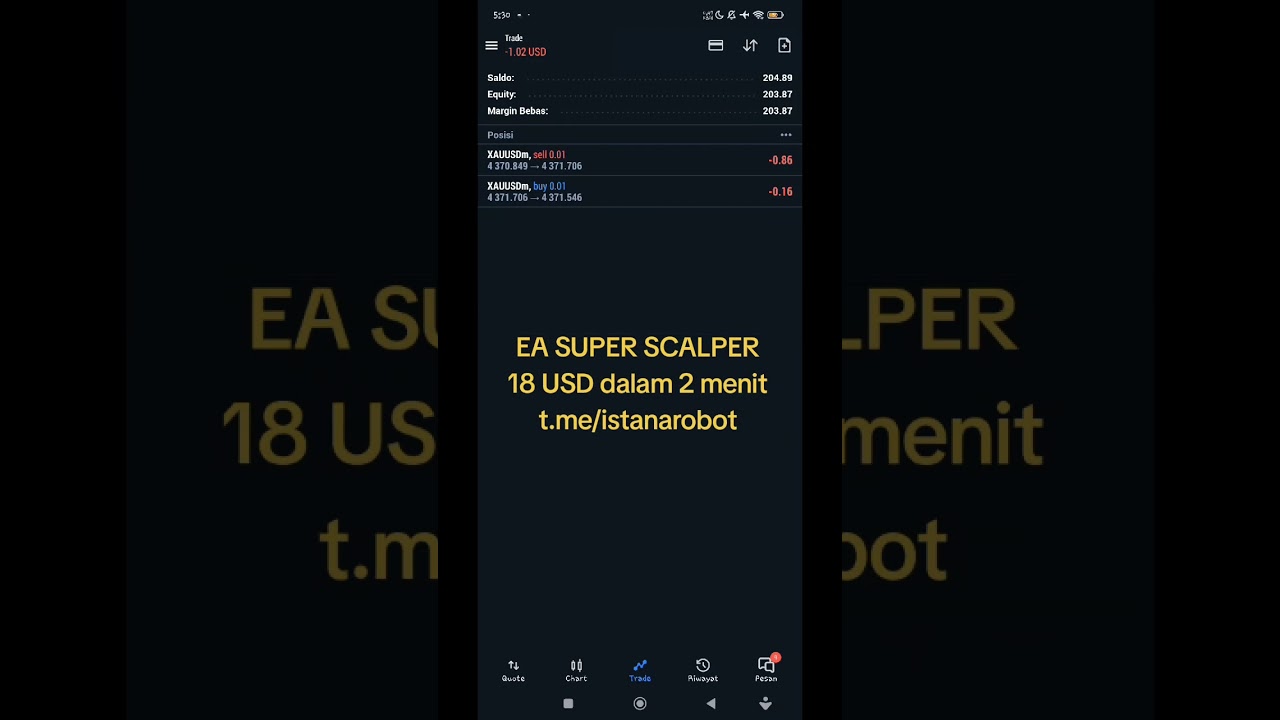 FREE ROBOT TRADING MT5 EA SUPER SCALPER GOLD KILLER #trading #forextrading #trader #forex #bitcoin