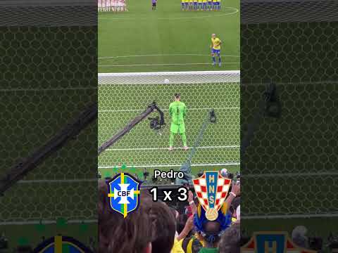 BRAZIL vs CROATIA penalty | FIFA World Cup 2022!! #shorts