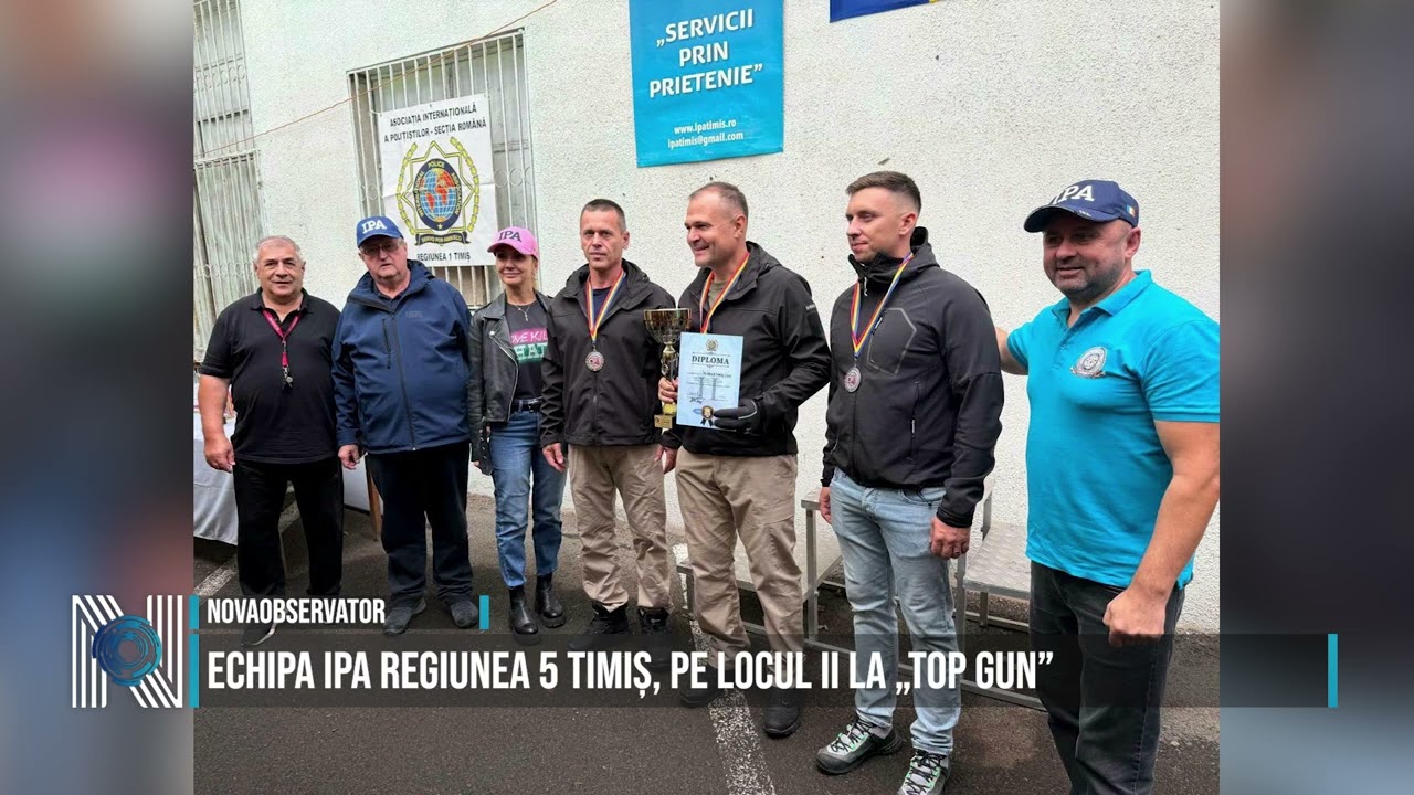 Echipa IPA Regiunea 5 Timiș, pe locul II la „Top Gun”
