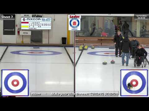 Wright/Anseeuw vs. Hubbard/Dean - Draw 2 - Leduc Mixed Doubles Wheelchair Curling Event