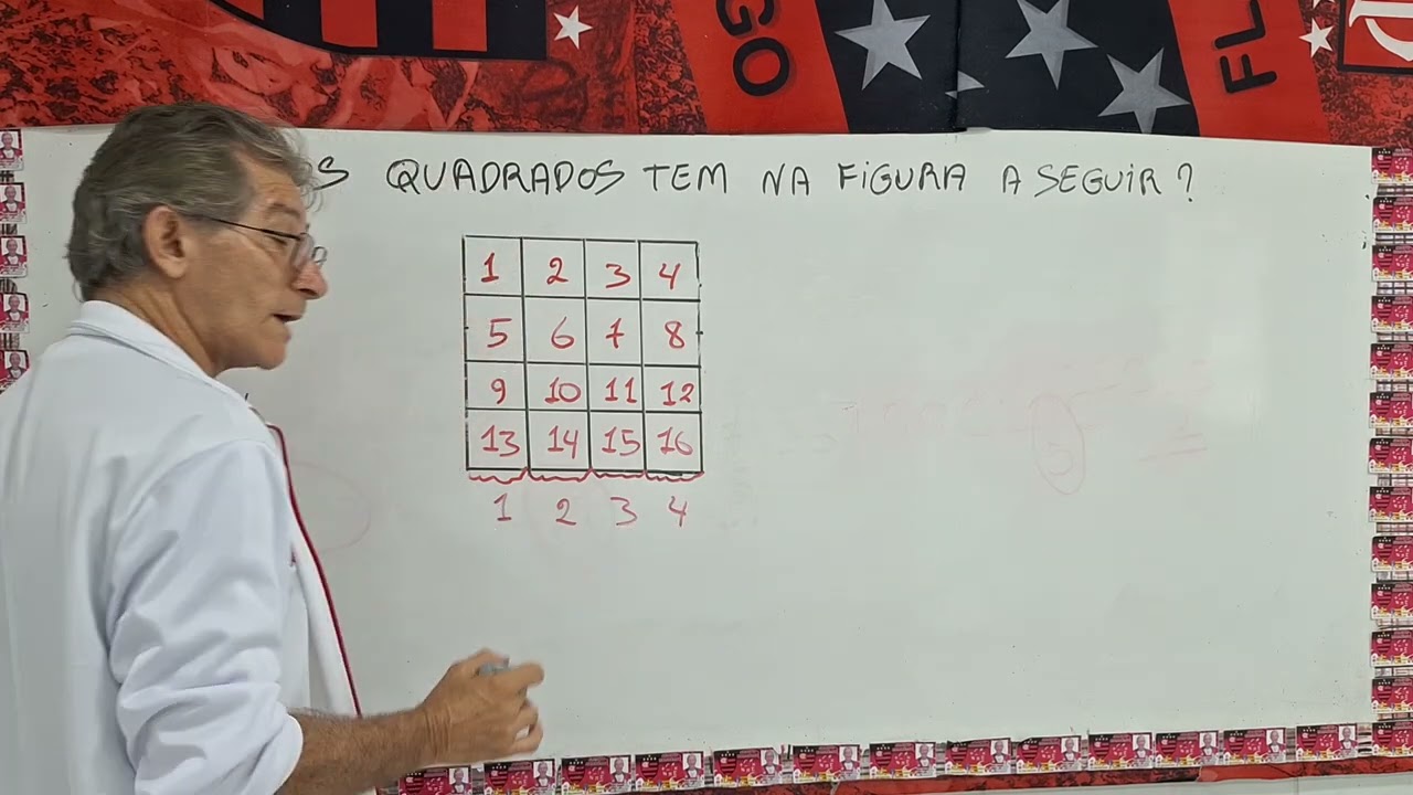 QUANTOS QUADRADOS TEM NA FIGURA A SEGUIR?