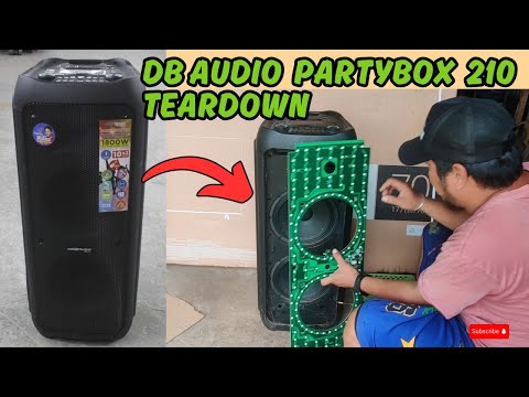 DB AUDIO PARTYBOX 210 TEARDOWN | Vollständige Demontage und ausführlicher Test!