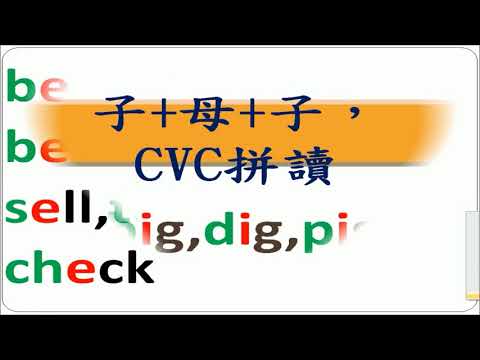 發音：單字的拼讀 - CVC, CVCC, CCVC, CCVCC 結構 | 英語文 | 均一教育平台