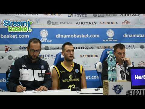 31.10.2018 FIBA Europe Cup SASSARI - FALCO VULCANO 104 - 69 le interviste