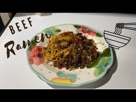 Beef Ramen Crockpot Meal / Quick and Easy Dinners