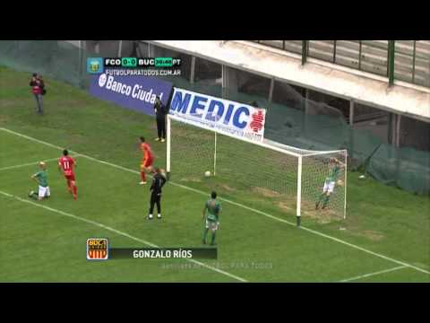 Gol de Gonzalo Ríos.Ferro 0 Boca Unidos 1.Fecha 3.Primera B Nacional 2014