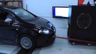 preview picture of video 'Rullefelt test - Test af bil på rullefelt'