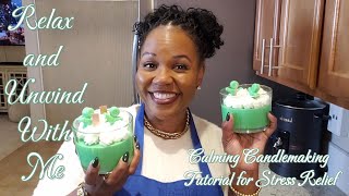 Silent Holiday Candle Making | Cozy Jazz Music for Relaxation, Peace & Chill Vibes| Relax and Unwind