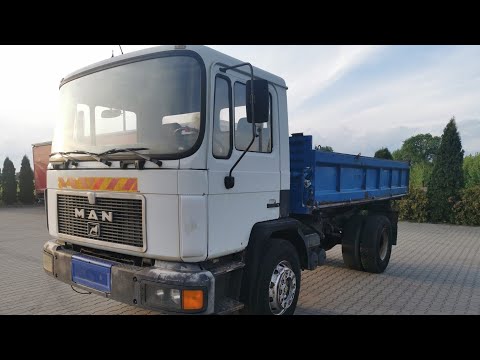MAN 18.232 ,3xTipper 4x2, Full Steel ,6 cylinder @karotruck2962