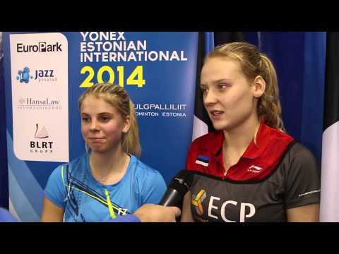 Kristin Kuuba - Helina Rüütel (Estonia) / Yonex Estonian Intrenational 2014