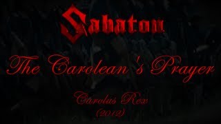 Sabaton - The Carolean&#39;s Prayer (Lyrics English &amp; Deutsch)