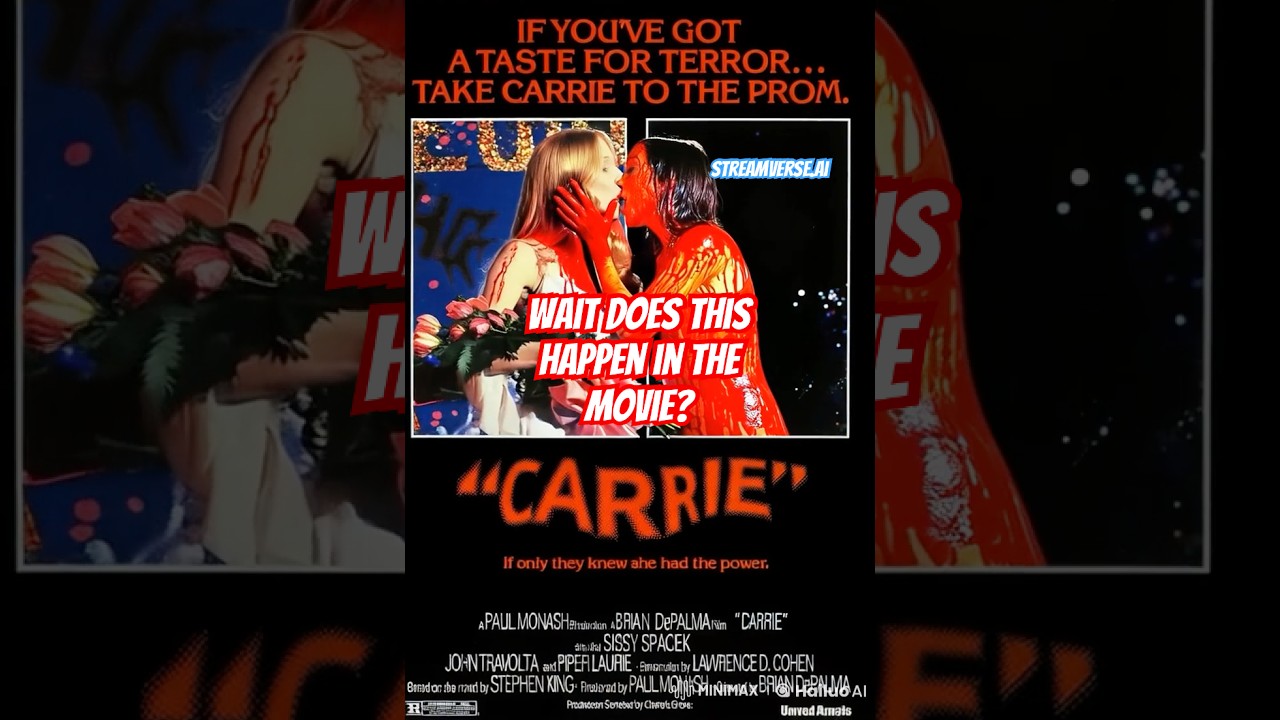 “Carrie” Moving Movie Poster! Please subscribe and like! Thank you!