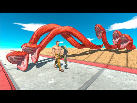 Escape From Snake Attack - Animal Revolt Battle Simulator