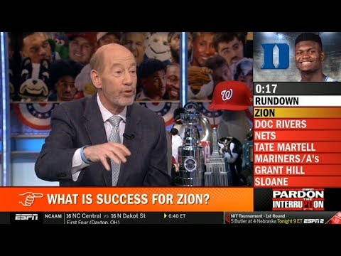 Pardon The Interruption 03/20/19 | Kornheiser & Wilbon DEBATE "What is success for Zion?"