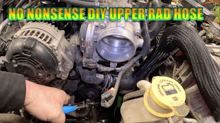 JEEP JK 3 6 UPPER RADATIOR HOSE REPLACEMENT DIY