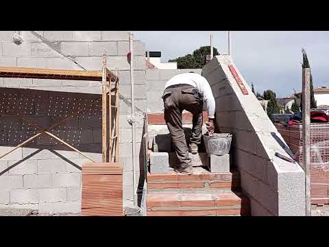 ¡Así se preparan los peldaños perfectos de una escalera! 🔨 Paso a paso como un pro 🧱📐