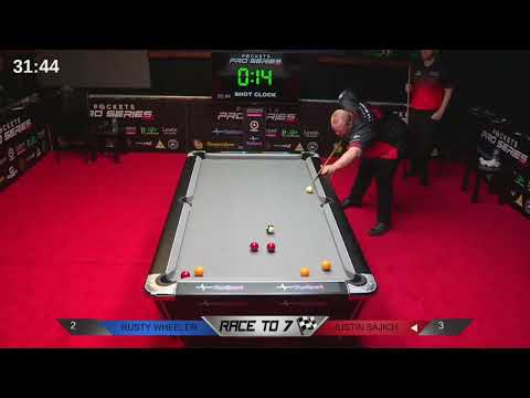 Rusty Wheeler with a creative plant to win this frame