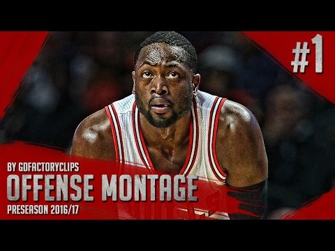 Dwyane Wade Offense Highlights Montage 2016/2017 (Part 1) - Chicago Bulls Debut!